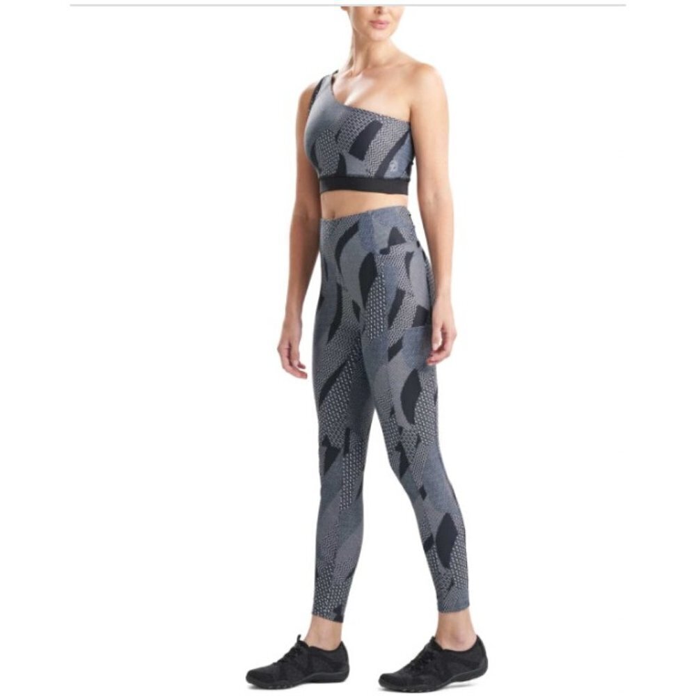 Josie Natori Womens $68 Solstice Track Leggings Black Size XS